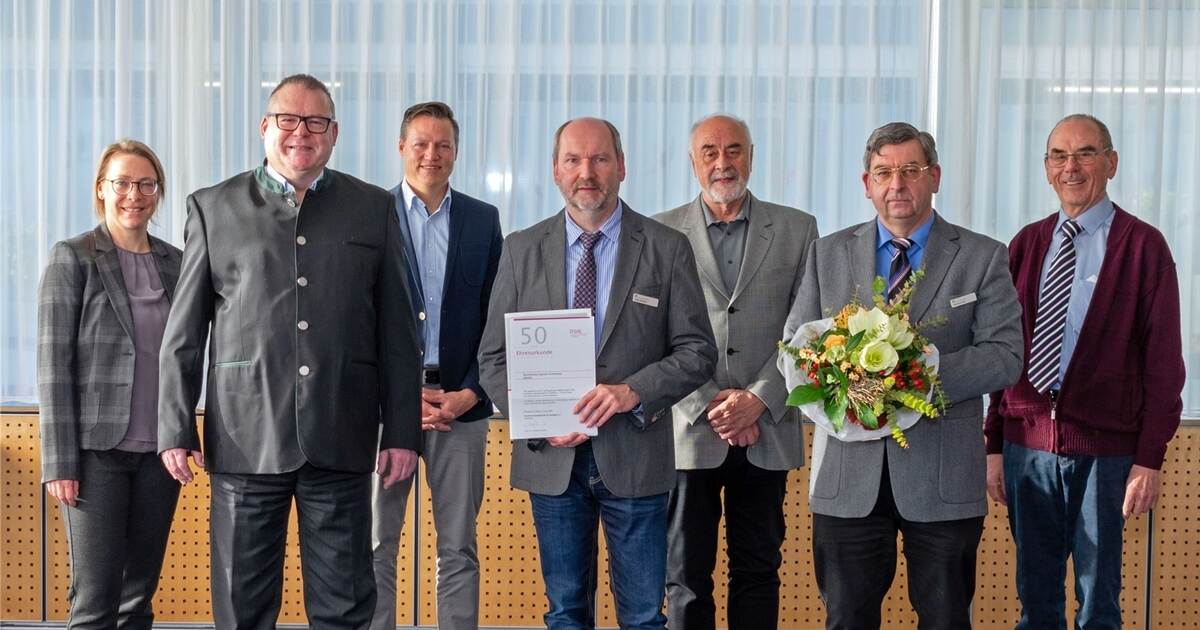 BFW Schömberg für 50 Jahre DGQMitgliedschaft geehrt Region