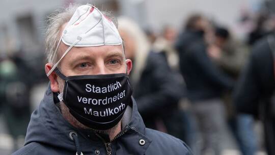 Protest in Frankfurt