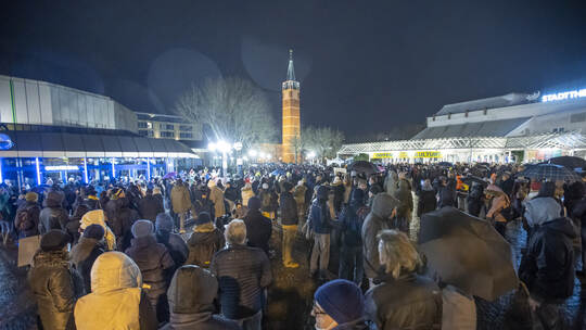 Demonstration Corona Massnahmen 17-01-22