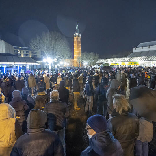 Demonstration Corona Massnahmen 17-01-22