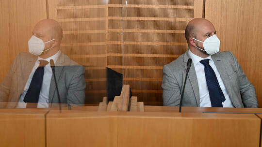 Prozess gegen Stefan Räpple in Mainz