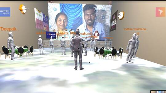 Hochzeit im virtuellen Schloss in Indien