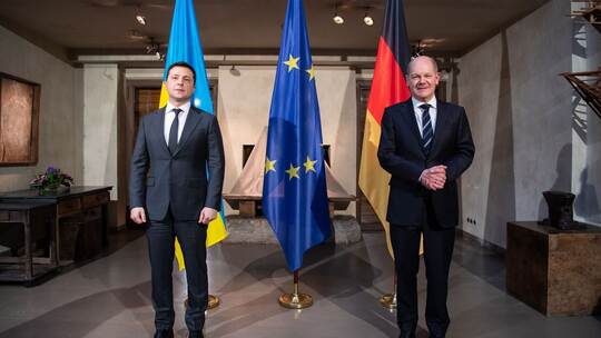 Wolodymyr Selensky und Olaf Scholz