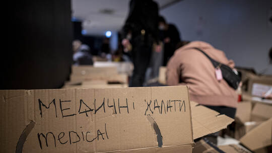 Ukraine-Konflikt - Spendensammlung