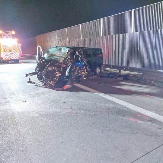 Geisterfahrer-Unfall auf A5