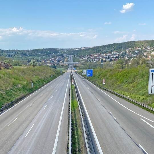 A8 Enztalquerung Raststätte AS PF Ost