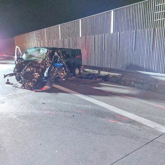 Geisterfahrer-Unfall auf A5