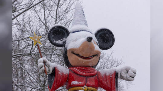 Schnee im Pforzheim und der Region am 02.04.22