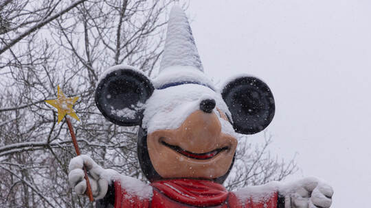 Schnee im Pforzheim und der Region am 02.04.22