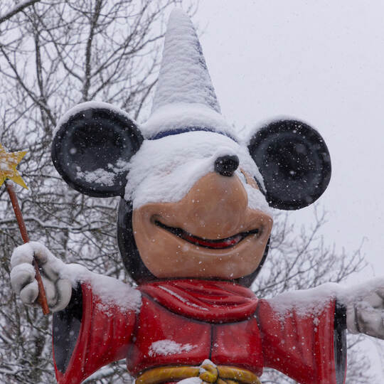 Schnee im Pforzheim und der Region am 02.04.22