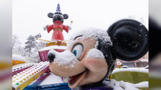Schnee im Pforzheim und der Region am 02.04.22