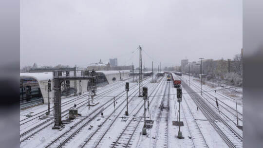 Schnee im Pforzheim und der Region am 02.04.22