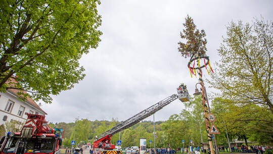 Maibaumstellen Eutingen