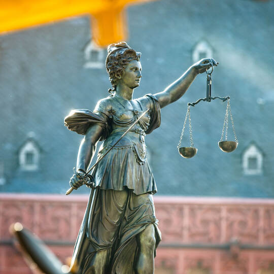 Justitia-Figur kehrt zurück