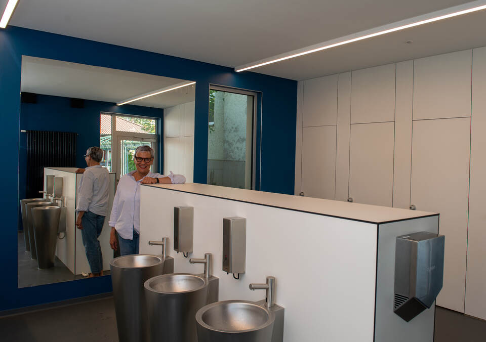 Unisex-Toiletten an Ulmer Schule