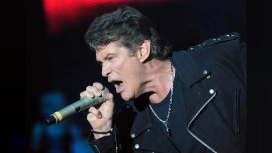 David Hasselhoff gibt Konzert in Berlin