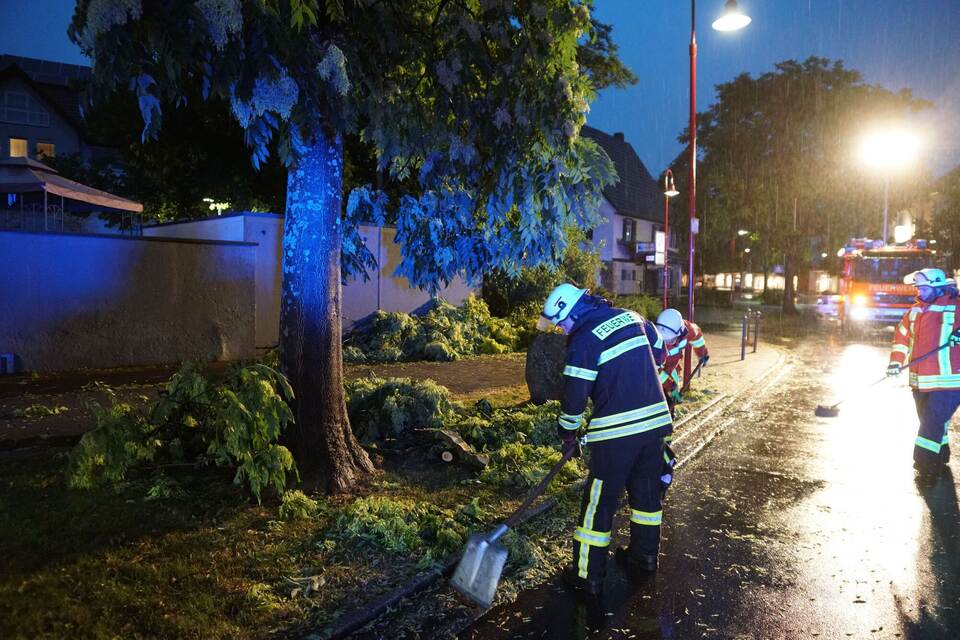Unwetter in Baden-Württemberg nach großer Hitze