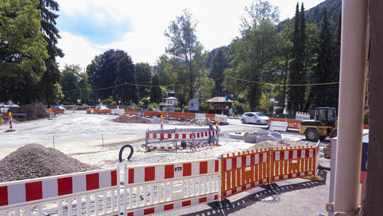 Baustelle Höfen Juli