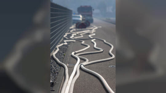 Brand Entsorger Im hinteren Zeil