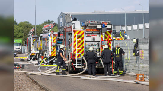 Brand Entsorger Im hinteren Zeil