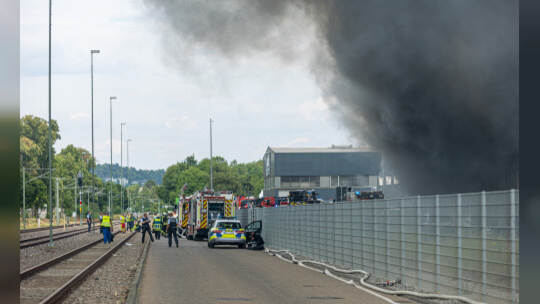 Brand Entsorger Im hinteren Zeil