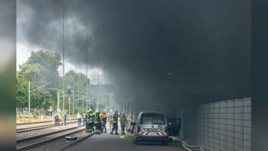 Brand Entsorger Im hinteren Zeil