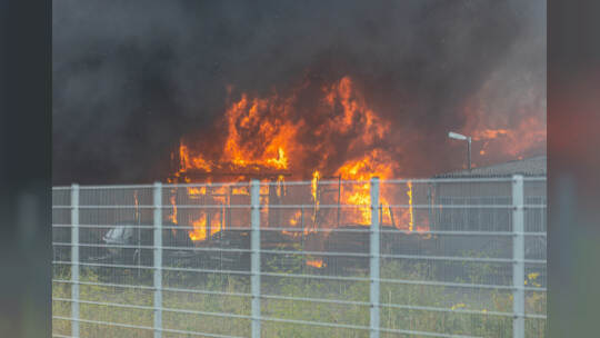 Brand Entsorger Im hinteren Zeil