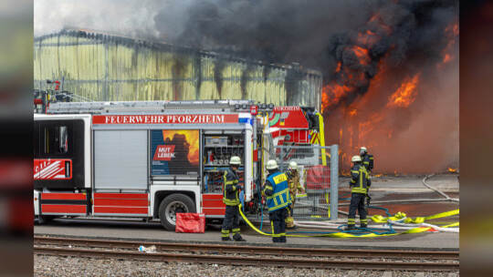 Brand Entsorger Im hinteren Zeil