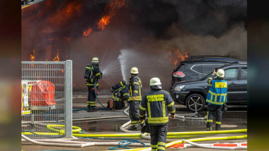 Brand Entsorger Im hinteren Zeil