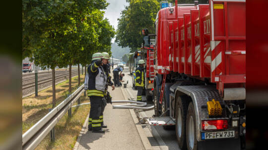 Brand Entsorger Im hinteren Zeil