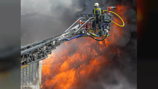 Brand Entsorger Im hinteren Zeil