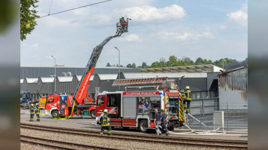 Brand Entsorger Im hinteren Zeil