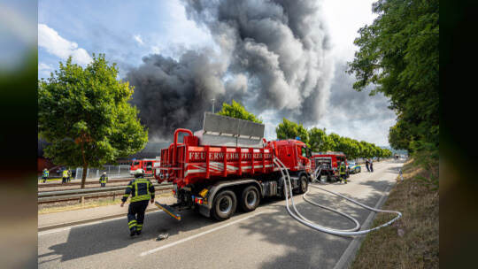 Brand Entsorger Im hinteren Zeil