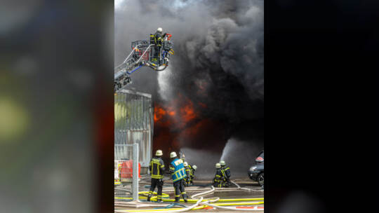 Brand Entsorger Im hinteren Zeil