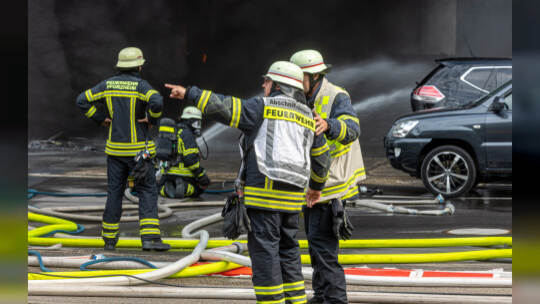 Brand Entsorger Im hinteren Zeil