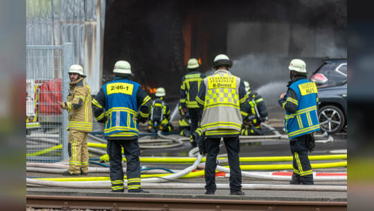 Brand Entsorger Im hinteren Zeil