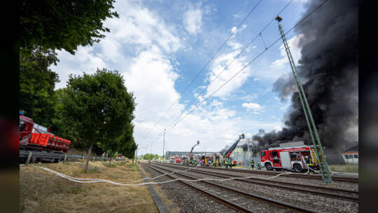 Brand Entsorger Im hinteren Zeil