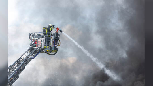 Brand Entsorger Im hinteren Zeil