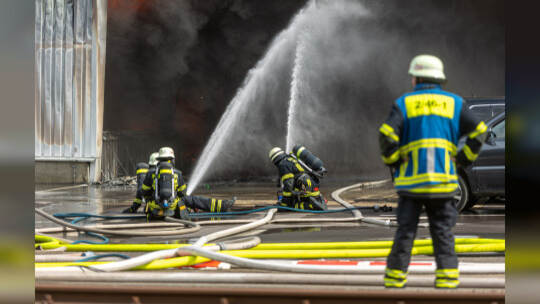 Brand Entsorger Im hinteren Zeil