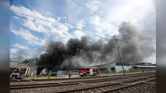 Brand Entsorger Im hinteren Zeil