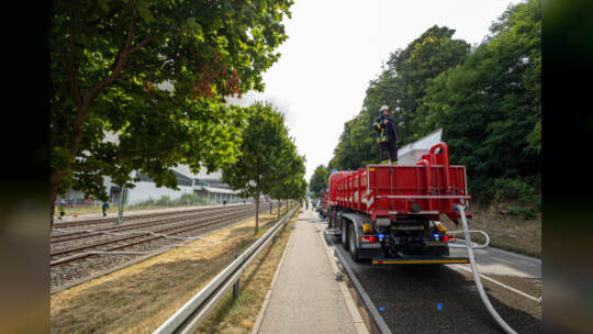Brand Entsorger Im hinteren Zeil