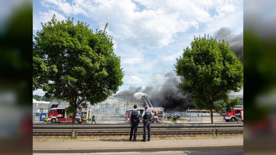 Brand Entsorger Im hinteren Zeil