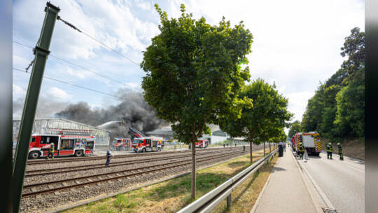 Brand Entsorger Im hinteren Zeil