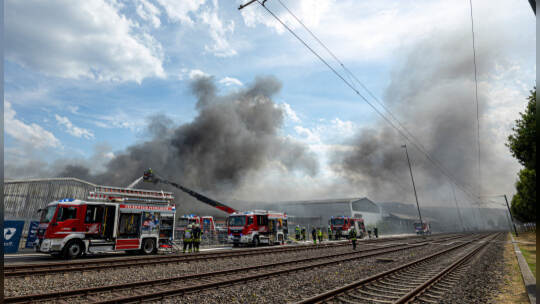 Brand Entsorger Im hinteren Zeil