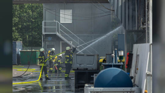 Brand Entsorger Im hinteren Zeil