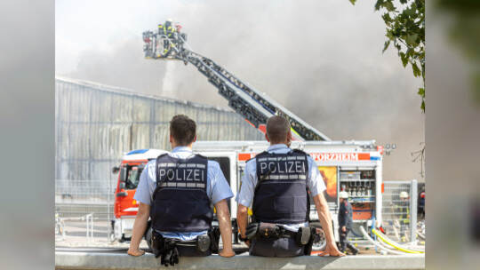 Brand Entsorger Im hinteren Zeil