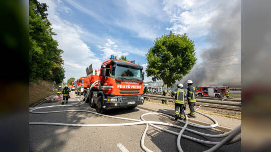 Brand Entsorger Im hinteren Zeil