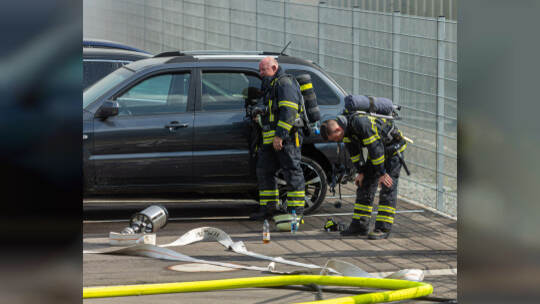 Brand Entsorger Im hinteren Zeil