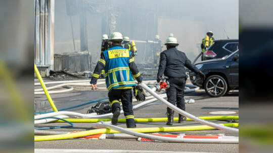Brand Entsorger Im hinteren Zeil