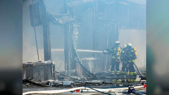 Brand Entsorger Im hinteren Zeil